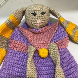 Crochet Rabbit bunny child backpack
